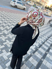 Tığ Triko 21815 Fırfır Detaylı Rayon Hırka Siyah