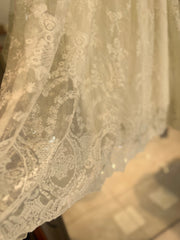 İthal Naturel Dantel Etek