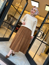 Yusuf Özdemir Pileli Süet Etek