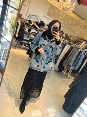 İthal Tasarım Jean Ceket