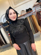 İthal Boncuklu Tasarım Bluz