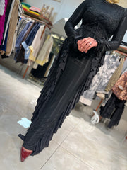 İTHAL TASARIM SİYAH ELBİSE