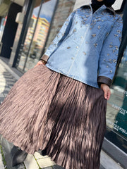 İthal Tasarım Jean Ceket