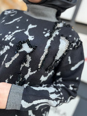 Kayra İşlemeli Triko Tunik