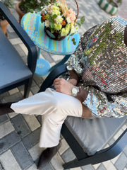 Tığ Triko Pullu Triko Tunik