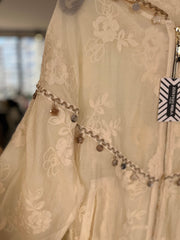 NATURAL DANTEL PULLU BOMBER CEKET