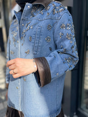 İthal Tasarım Jean Ceket