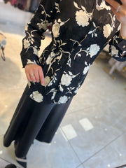 Jakarlı Bağlamalı Gömlek