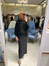 Tığ Triko 2062 Yanları Çıtçıt Detaylı Etekli Takım