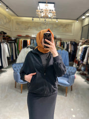 Tığ Triko 2062 Yanları Çıtçıt Detaylı Etekli Takım