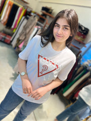 Lacarte Serpme Taşlı Jean Pantolon Koyu Mavi