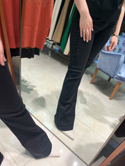 Lacarte Yanı Taşlı İspanyol Paça Jean Pantolon