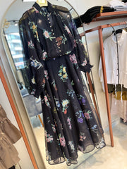 İthal Çiçek Desenli Etekli Takım