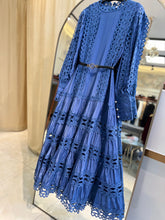 İthal Güpür Elbise Mor