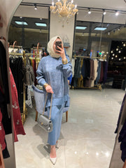 Nuss 3009 İpek Cupra Tunik