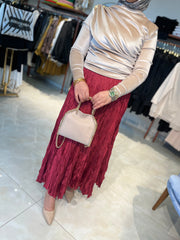 İthal Kırışık Etek