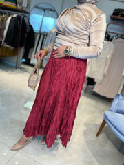 İthal Kırışık Etek