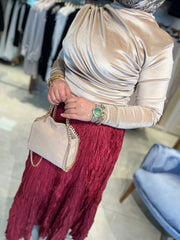 İthal Kırışık Etek