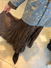 İthal Kırışık Etek