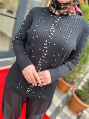 Tığ Triko Taşlı Triko