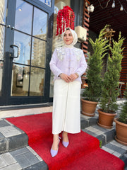 İthal Tasarım Angora Hırka