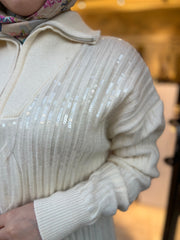 Kayra Pullu Triko Tunik