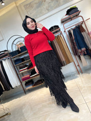 İthal Püsküllü Etek