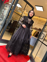 İthal Dantel Tasarım Elbise