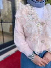 İthal Tasarım Angora Hırka