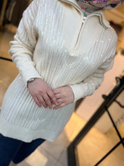 Kayra Pullu Triko Tunik