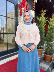 İthal Tasarım Angora Hırka