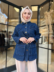 Tensel Gold Düğmeli Ceket