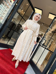 İthal Dantel Otantik Elbise