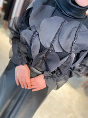 İthal Boncuklu Tasarım Bluz