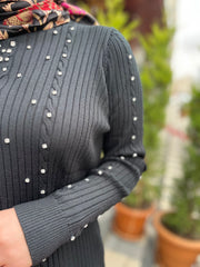 Tığ Triko Taşlı Triko