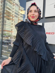 İthal Volanlı Elbise