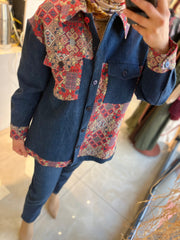 Kayra Etnik Jean Ceket