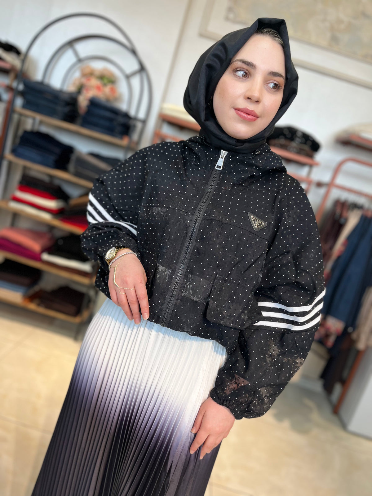 İthal Taşlı Ceket