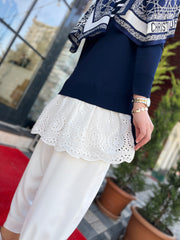 Tığ Triko Merserize Tunik