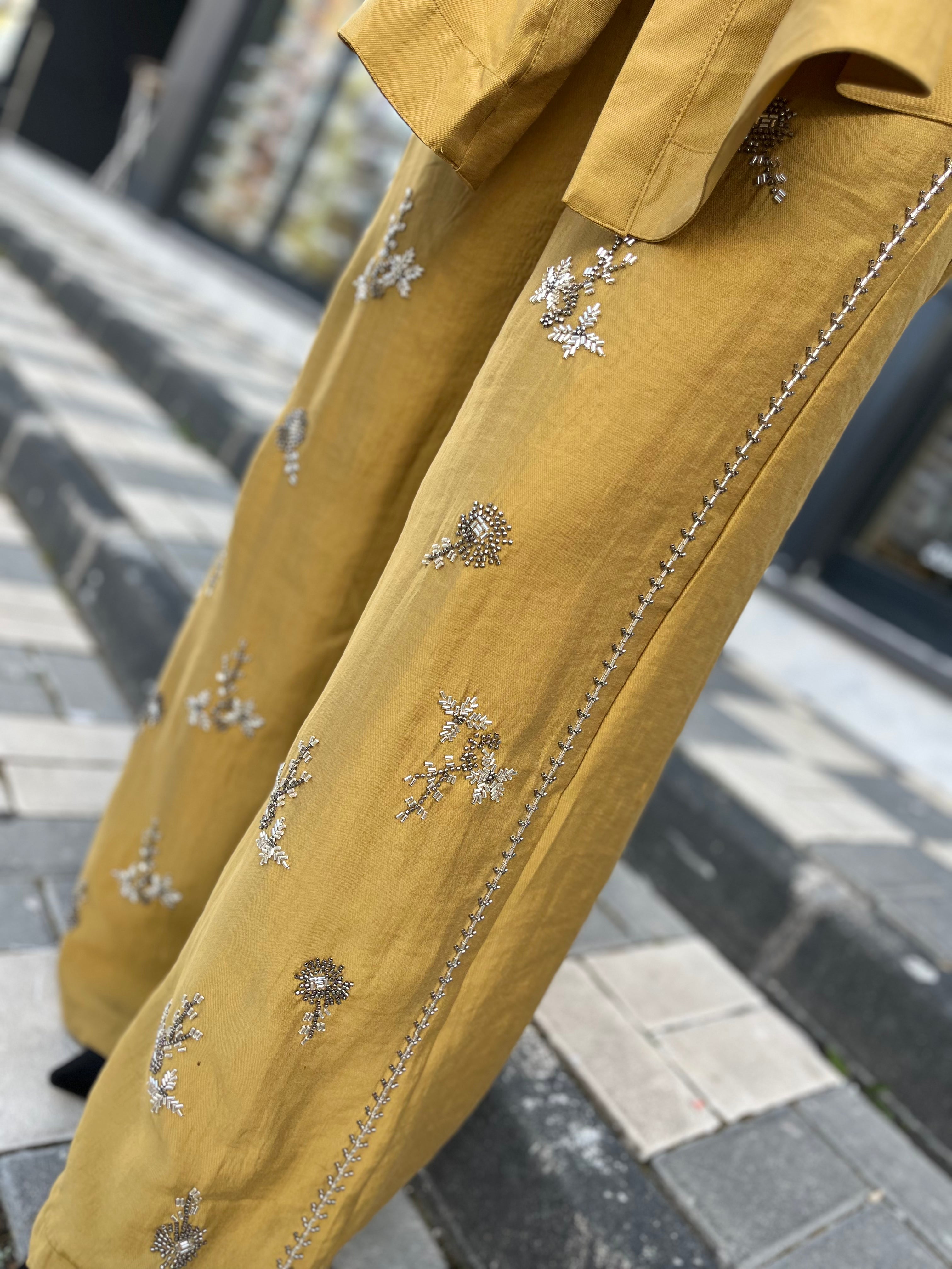 Orfeo Negro 34371 Kimono Takım Hardal